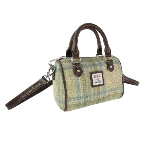 MoodCompanyNL - Bowlingtas mini Kilbride Beige Stewart - 17x 20x11 - Harris Tweed - Glen Appin of Scotland - 5061035011671