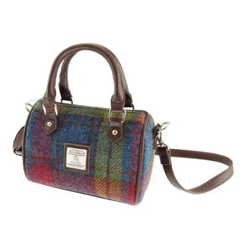 Bowlingtas mini Kilbride Multi Colour - 17x 20x11 - Harris Tweed - Glen Appin of Scotland by MoodCompanyNL