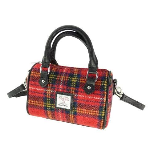 Bowlingtas mini Kilbride Tartan Royal Stewart - 17x 20x11 - Harris Tweed - Glen Appin of Scotland by MoodCompanyNL