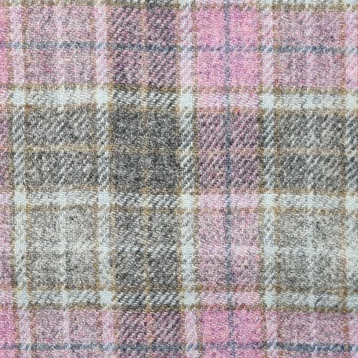Brillenetui Zacht Roze Buchanan - Harris Tweed - Metalen Clip - Glen Appin of Scotland by MoodCompanyNL