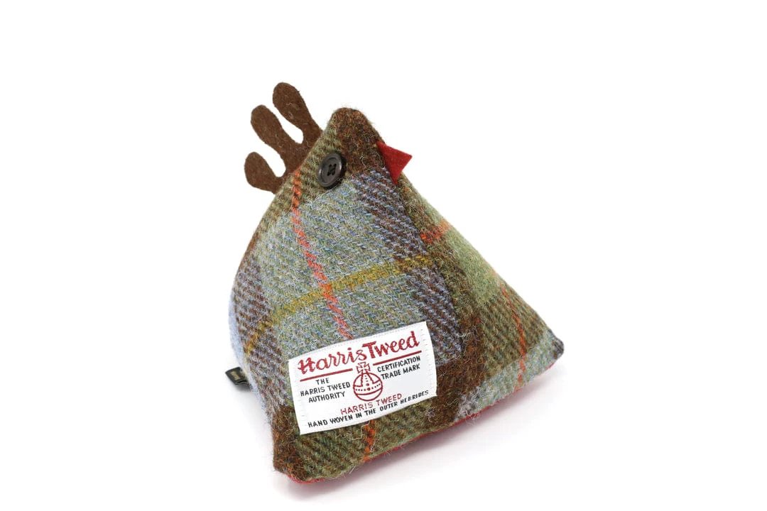 Deurstopper Kip Macleod - Harris Tweed - Handgemaakt - Caroline Wolfe Murray Scotland by MoodCompanyNL