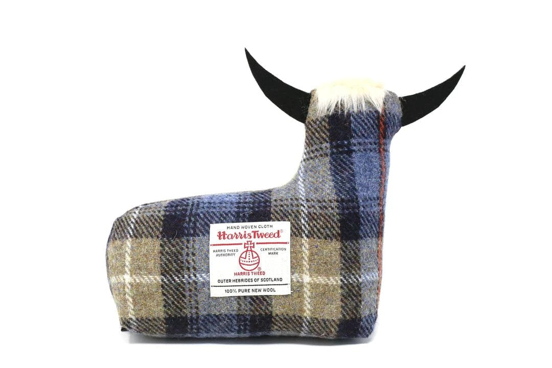 Deurstopper Schotse Hooglander Mackenzie - Harris Tweed - Handgemaakt - Caroline Wolfe Murray Scotland by MoodCompanyNL