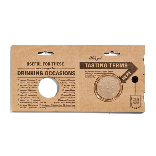 Drinking Decision Coin - Cadeau voor mannen - 33 Books USA by Mood4whisky