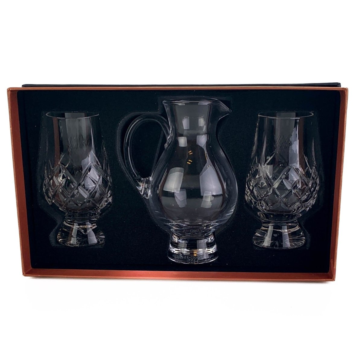 MoodCompanyNL - Geschenkset Waterkaraf en 2 Cut Whiskyglazen - Geschenkverpakking - Loodkristal - Glencairn Crystal Scotland - 8845130006850