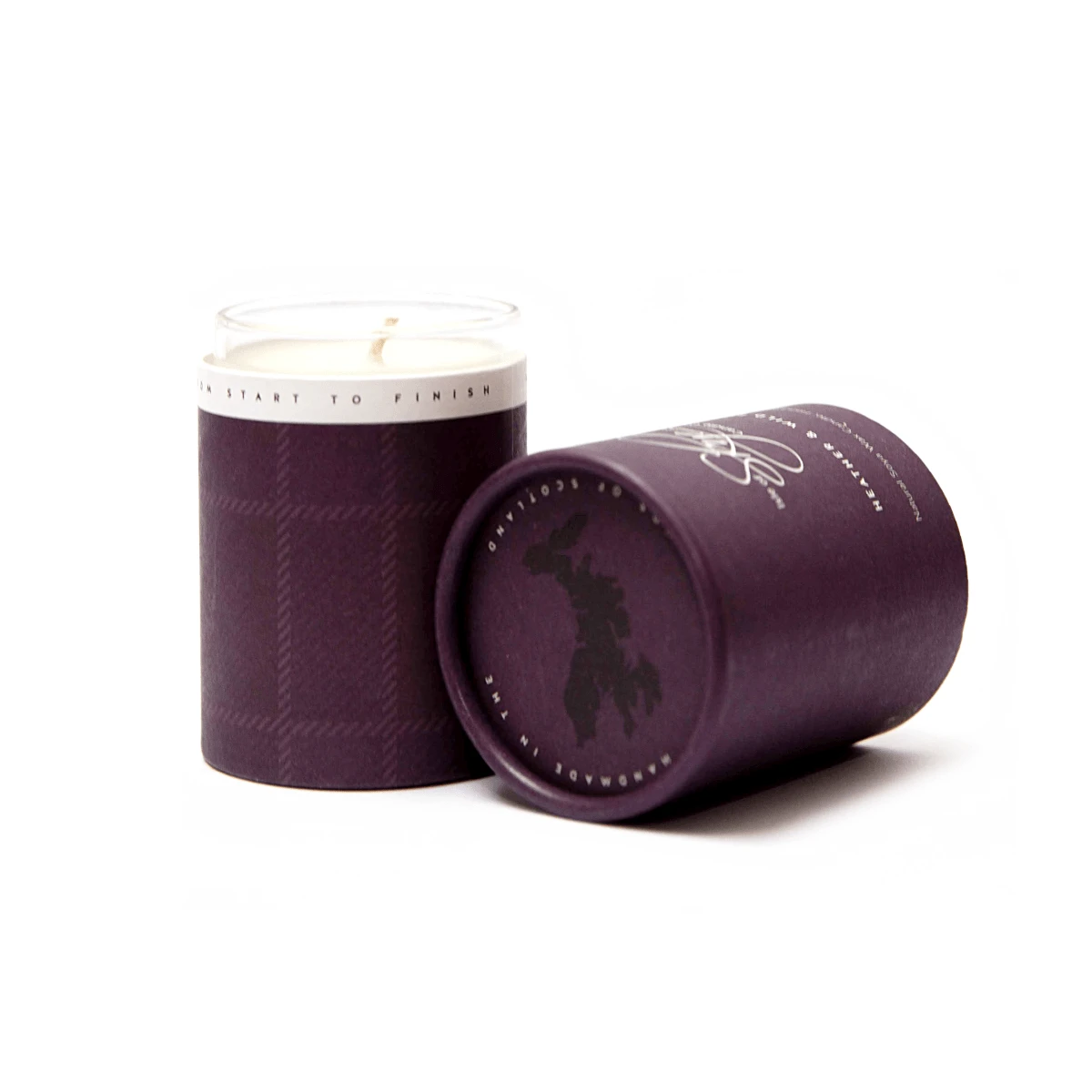 Geurkaars Heide en Wilde Bessen Mini - 20 uur - Sojawas - Isle of Skye Candle by MoodCompanyNL