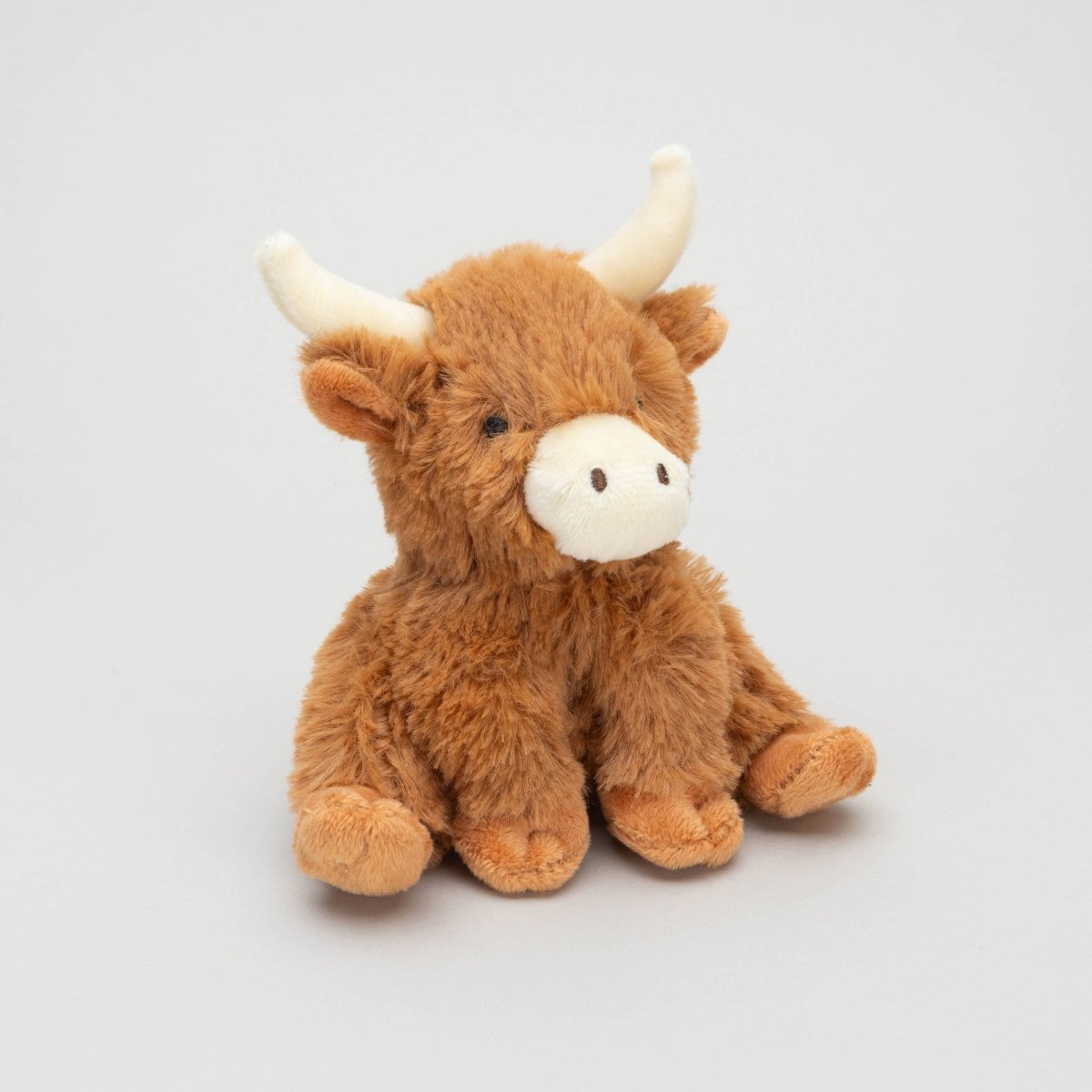 Mood Company - Knuffel Schotse Hooglander Mini Bruin - 11 cm - Zacht Pluche - Jomanda -