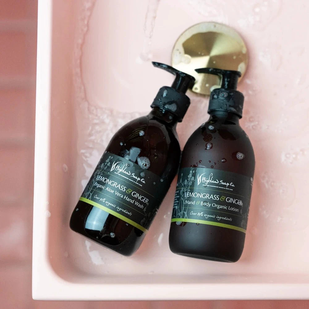 Lemongrass & Ginger – Fris & Pittig - Biologische Handzeep 300ml by MoodCompanyNL