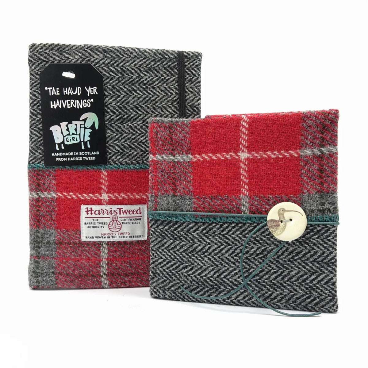 MoodCompanyNL - Notitieboek Vierkant Rood met Wulp - 6095634985971