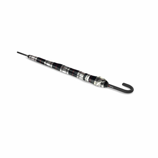 MoodCompanyNL - Paraplu Geruit Zwart Wit - T760 - Dsn 105 cm - Lengte 88 cm - Knirps - 9003034281408
