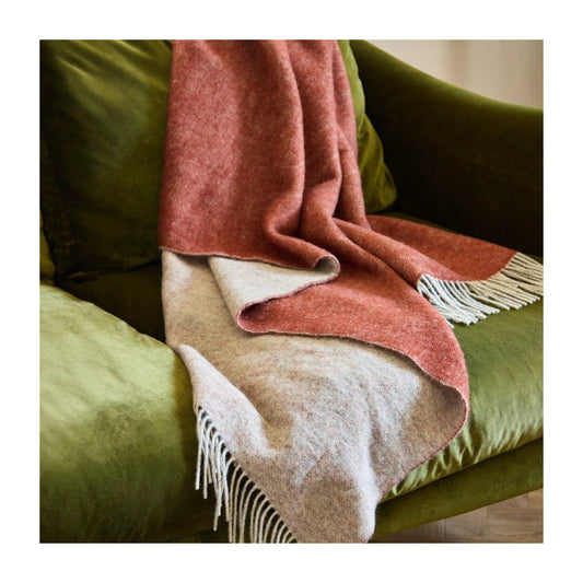 Plaid Dartmoor Ketchup - 150x183 - Nieuw Wol - Tweedmill UK by Mood Company