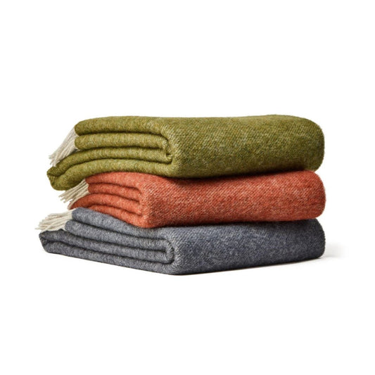 Plaid Dartmoor Ketchup - 150x183 - Nieuw Wol - Tweedmill UK by Mood Company