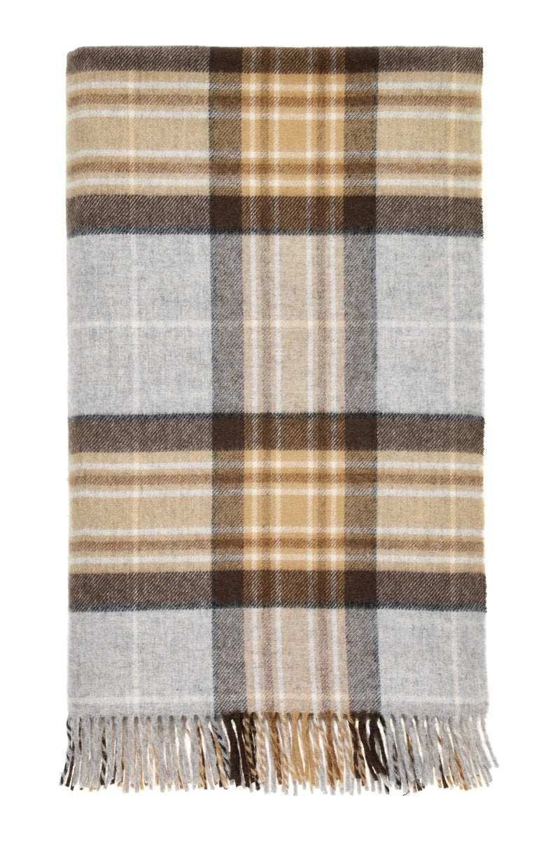Plaid Tartan McKellar - Merino Lamswol - 140x185 - Bronte by Moon Scotland by MoodCompanyNL