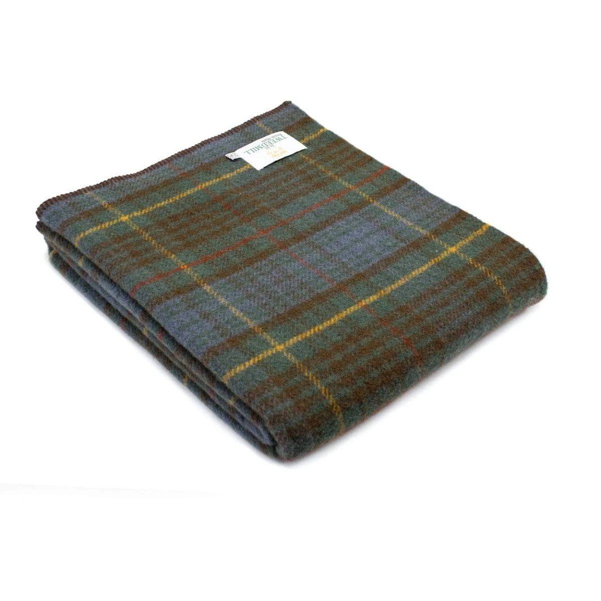 Plaid zonder franje Tartan Antique Hunting Stewart - 150x200 - Nieuw Wol - Tweedmill UK by MoodCompanyNL
