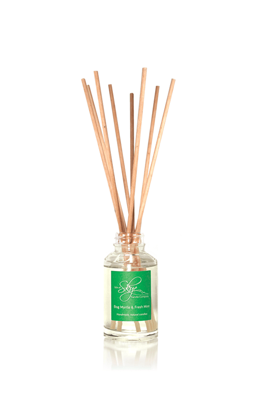 MoodCompanyNL - Reed Diffuser Mirte en Munt (Bog Myrtle & Fresh Mint) - 12 weken - Isle of Skye Candle - 5060346381404