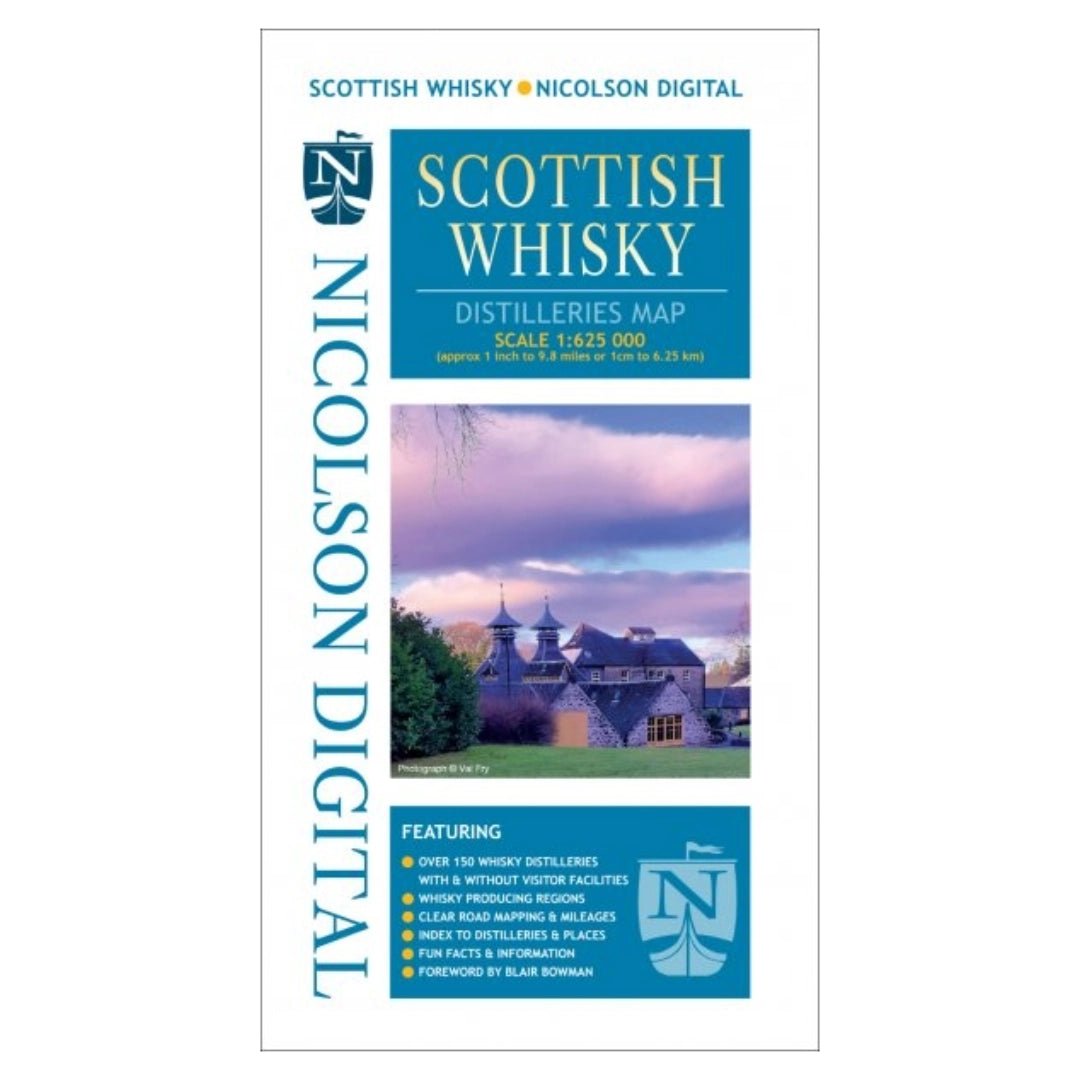 Mood Company - Scottish Whisky Distilleries Map -