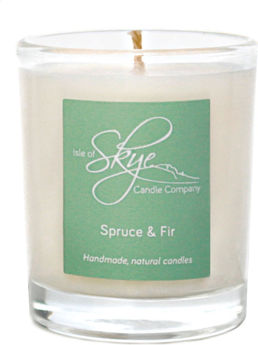 Mood Company - Sojawaskaars Den en Spar - Mini - Handgemaakt - 20 uur - Isle of Skye Candle Company -