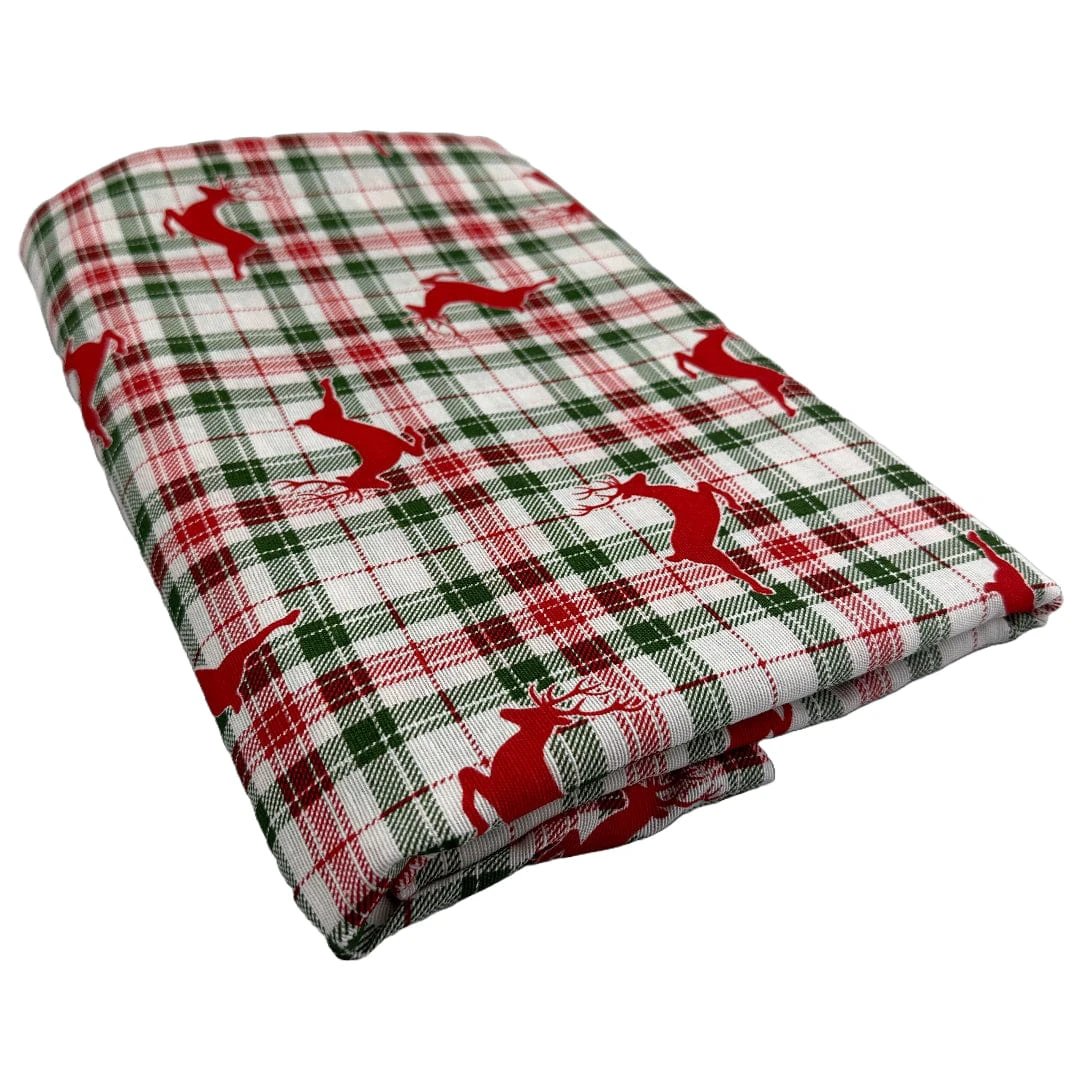 Tafelkleed Tartan Rendier Large - 140x220 - Katoen - Mood Company by MoodCompanyNL