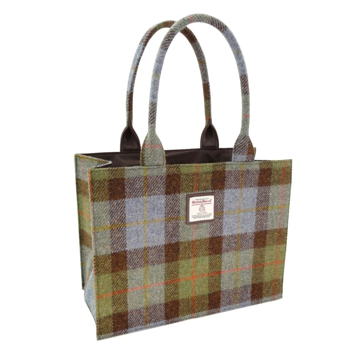 Tas Harris Tweed Shopper Glencoe MacLeod Tartan - 36x49x16 - Glen Appin of Scotland by MoodCompanyNL