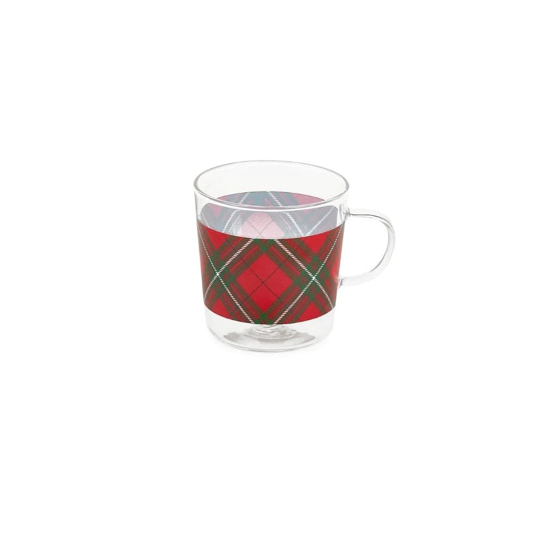 Thee glas tartan - 350 ml - set van 2 - Cartolina - Nuvole di Stoffa by MoodCompanyNL