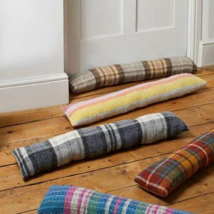 Tochtstopper Cottage Grijze Ruit – Tweedmill – 16x80 cm by MoodCompanyNL