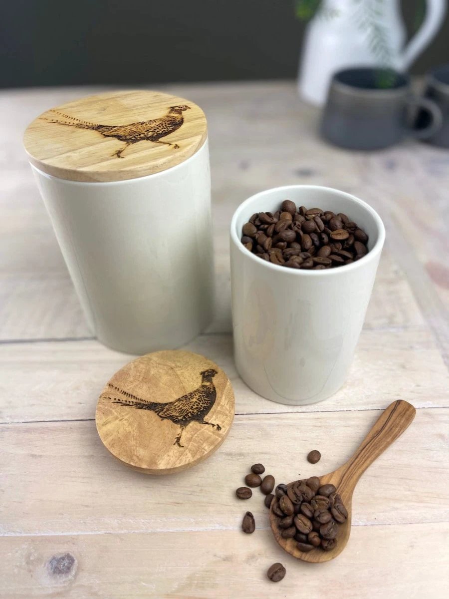 Voorraadpot Fazant Small - 13x9 - Gegraveerd - Scottish Made by MoodCompanyNL