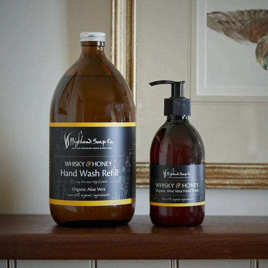 Whisky & Honey – Warm & Zoet - Biologische Handzeep 300ml by MoodCompanyNL