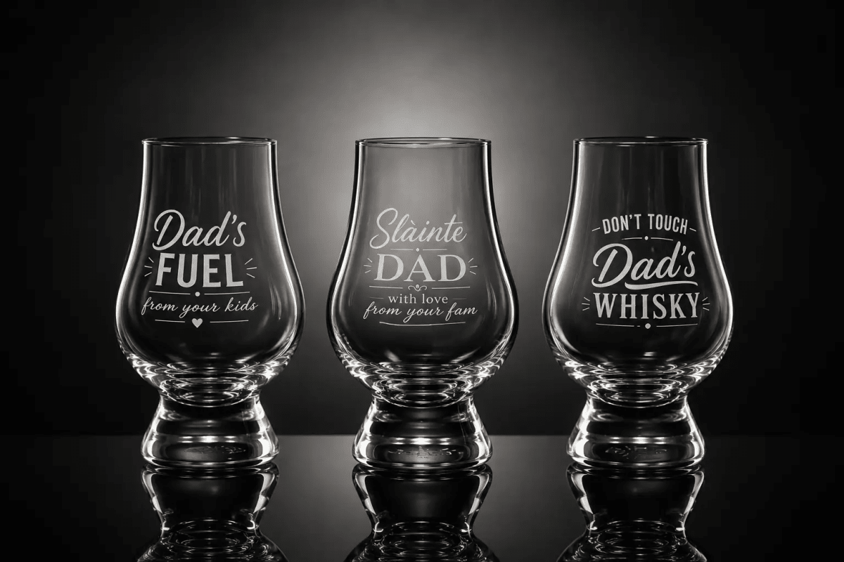 Mood Company - Whiskyglas - Dad's fuel - Glencairn Crystal Scotland - 6151219235265
