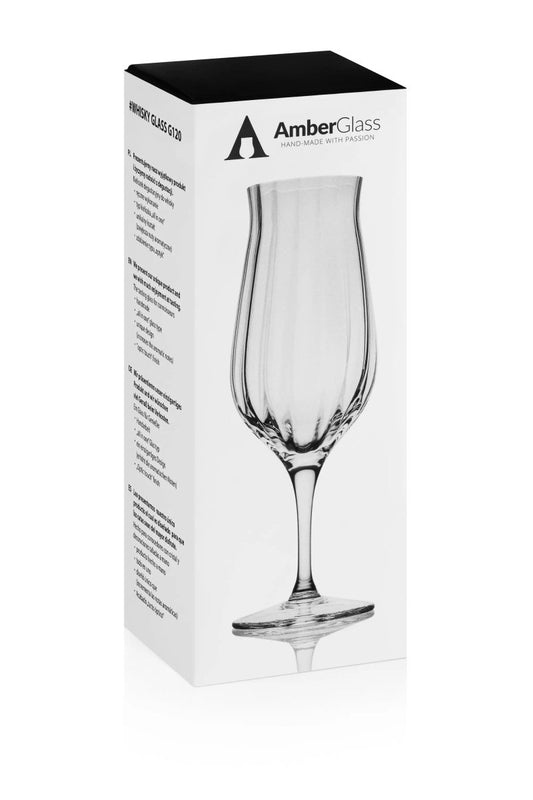 Mood Company - Whiskyglas G120 – 150 ml – handgemaakt – Amber Glass - 5903940034119