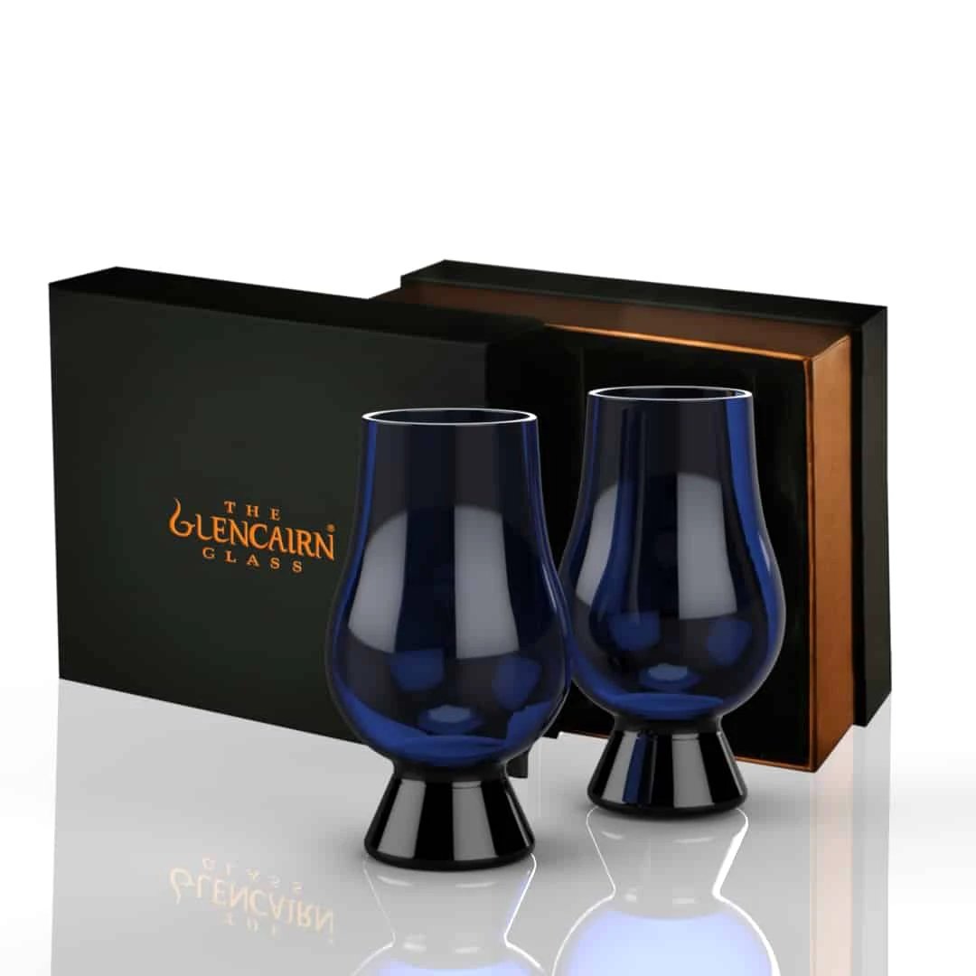 Whiskyglazen Blauw 2 stuks - Blind Tasting - Geschenkverpakking - Glencairn Crystal Scotland by MoodCompanyNL