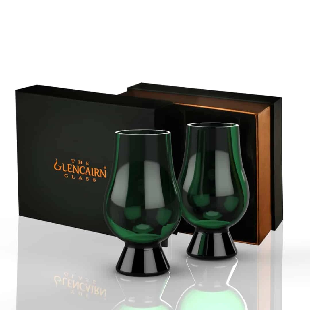 Whiskyglazen Groen 2 stuks - Blind Tasting - Geschenkverpakking - Glencairn Crystal Scotland by MoodCompanyNL