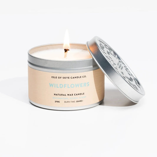 Mood Company - Wildflowers Reisblik – zakformaat bloemenweide - Isle of Skye Candle - 5060346380230