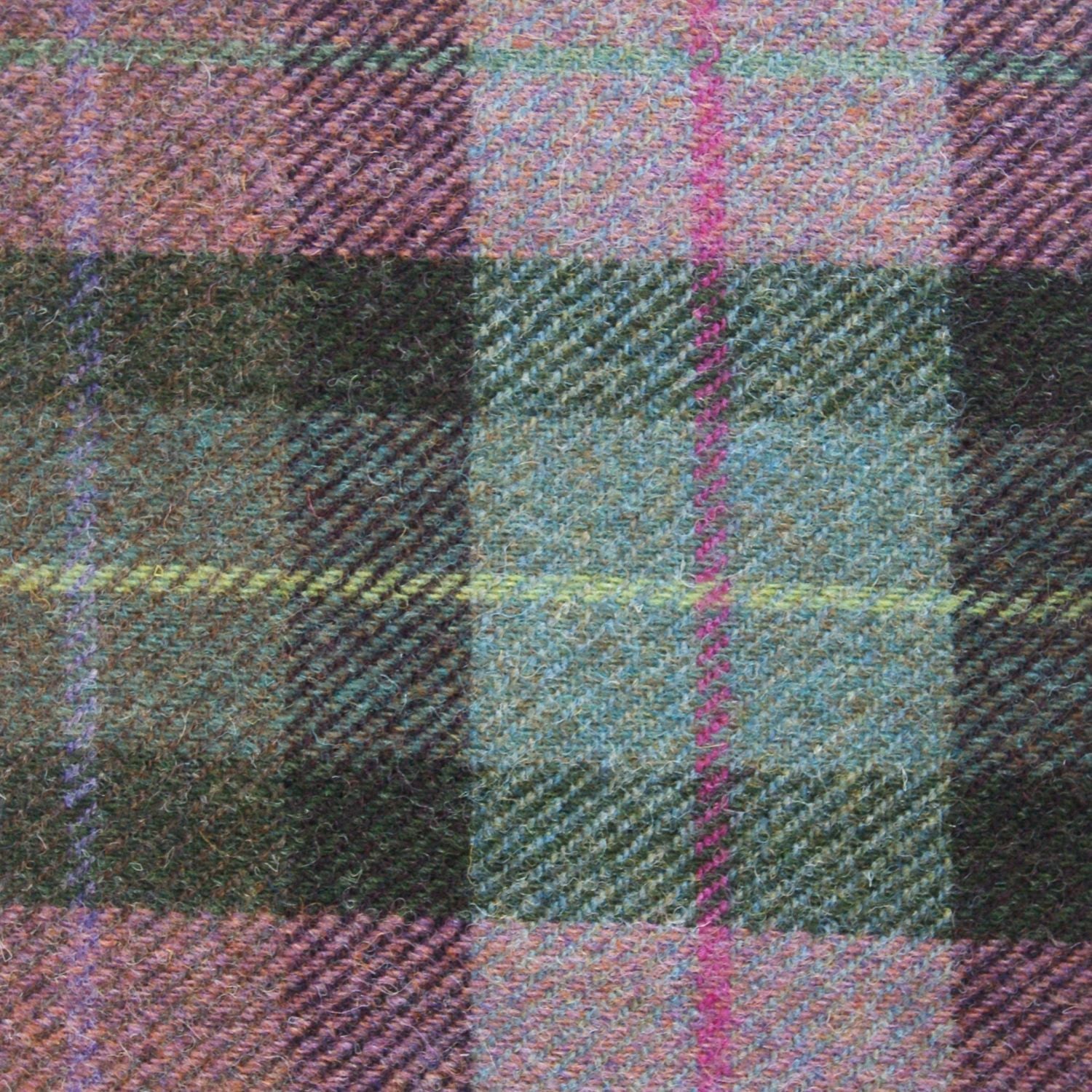 Glen Appin Gedempt Groen en Paars Tartan