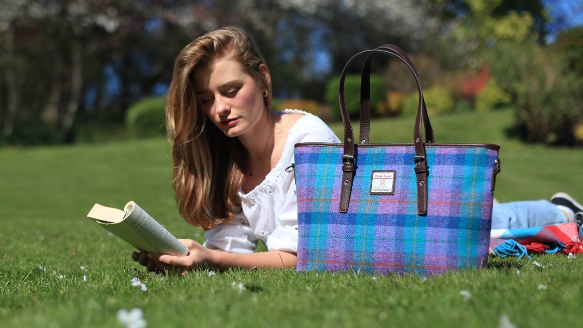 Harris Tweed Handtassen Groot - MoodCompanyNL