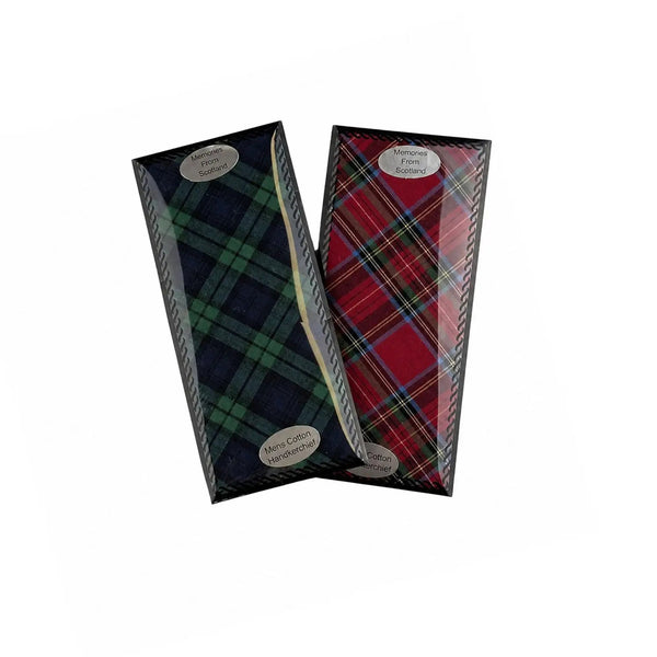 Tartan zakdoeken set van 2 - Glen Appin of Scotland by MoodCompanyNL
