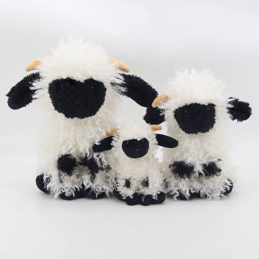 Knuffel Walliser Zwartneusschaap - 23 cm - Zacht Pluche - Jomanda