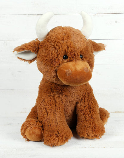Knuffel Schotse Hooglander XL Bruin - 60 cm - Premium Pluche - Jomanda