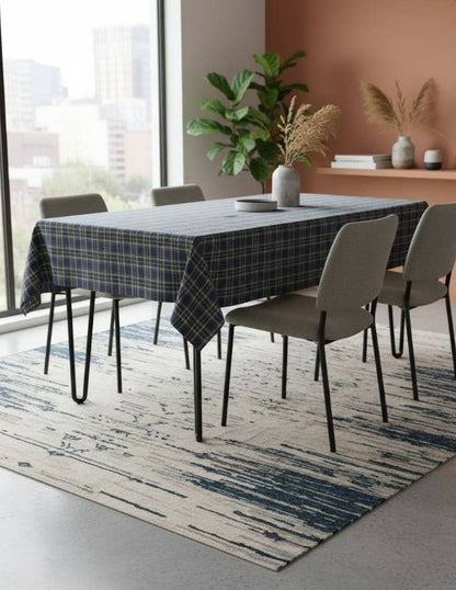 Tischdecke Tartan Windsor Blau - Baumwolle/Polyester - Bamar