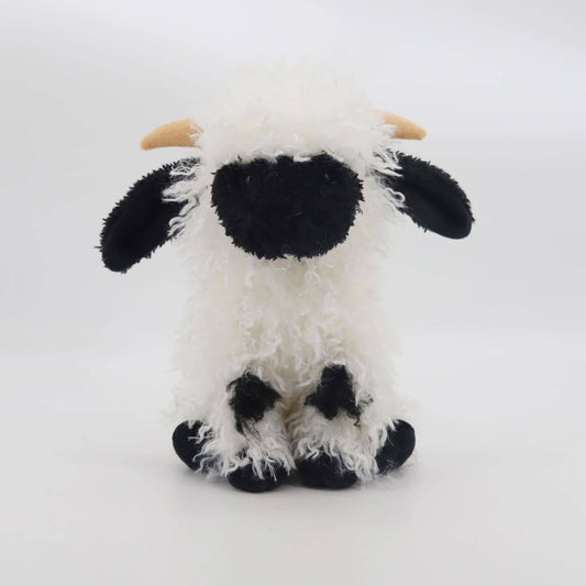 Knuffel Walliser Zwartneusschaap Mini - 12 cm - Zacht Pluche - Jomanda