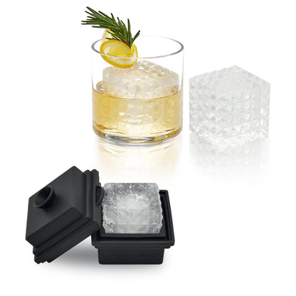 Siliconen Grote Vierkante IJsblokjesvorm - IJsblok 4,5 x 4,5 cm voor Whisky & Cocktails - Mood4Whisky