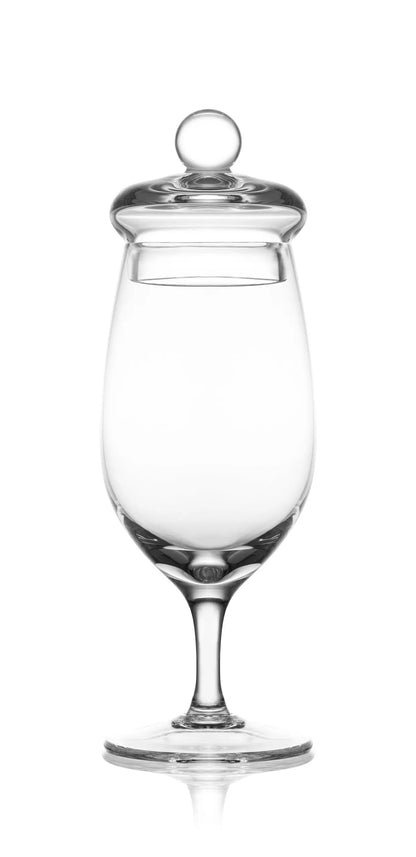 Whiskyglas G200 met deksel – 130 ml – handgemaakt – Amber Glass by Mood Company