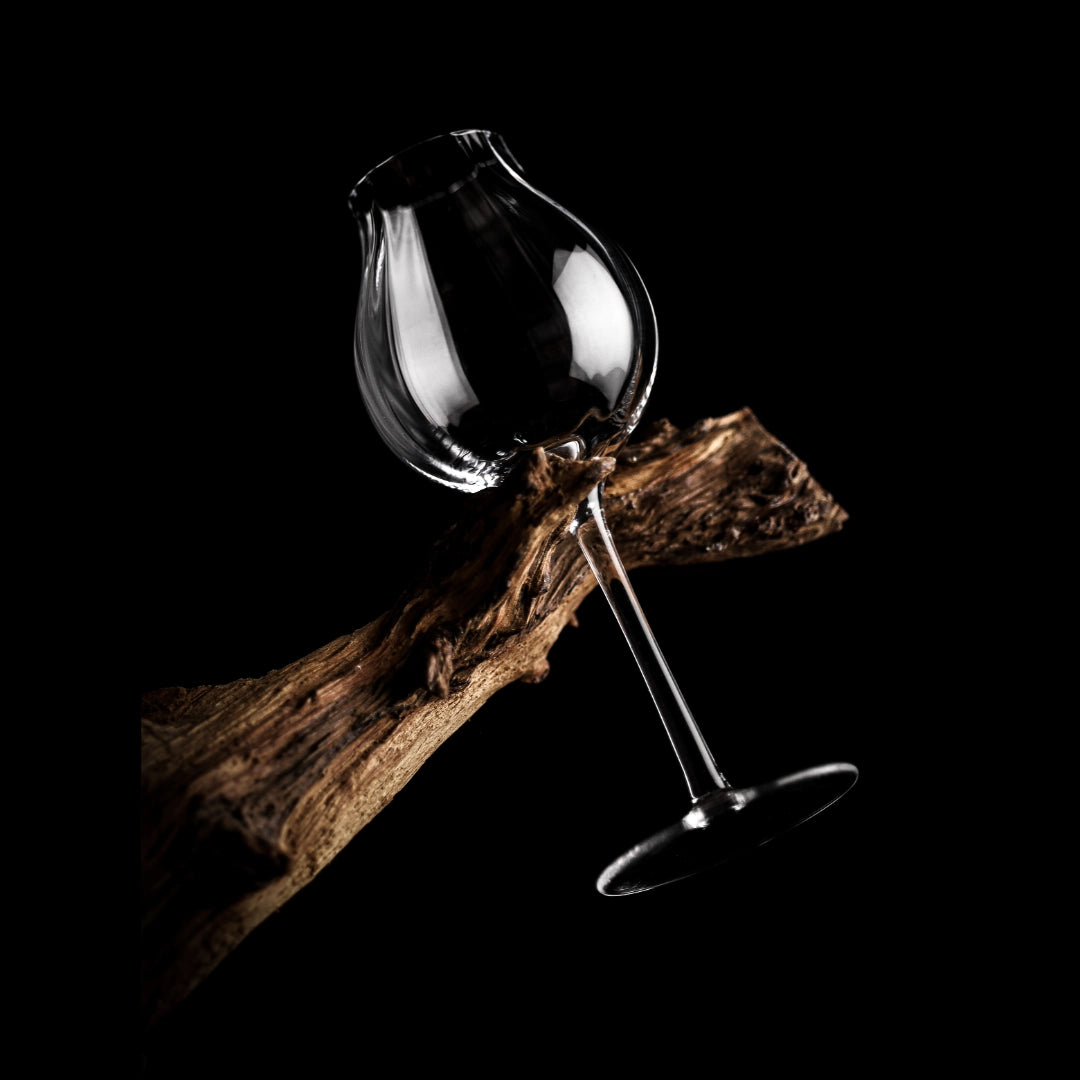 Whisky glass G600 – 200 ml – handmade – Amber Glass