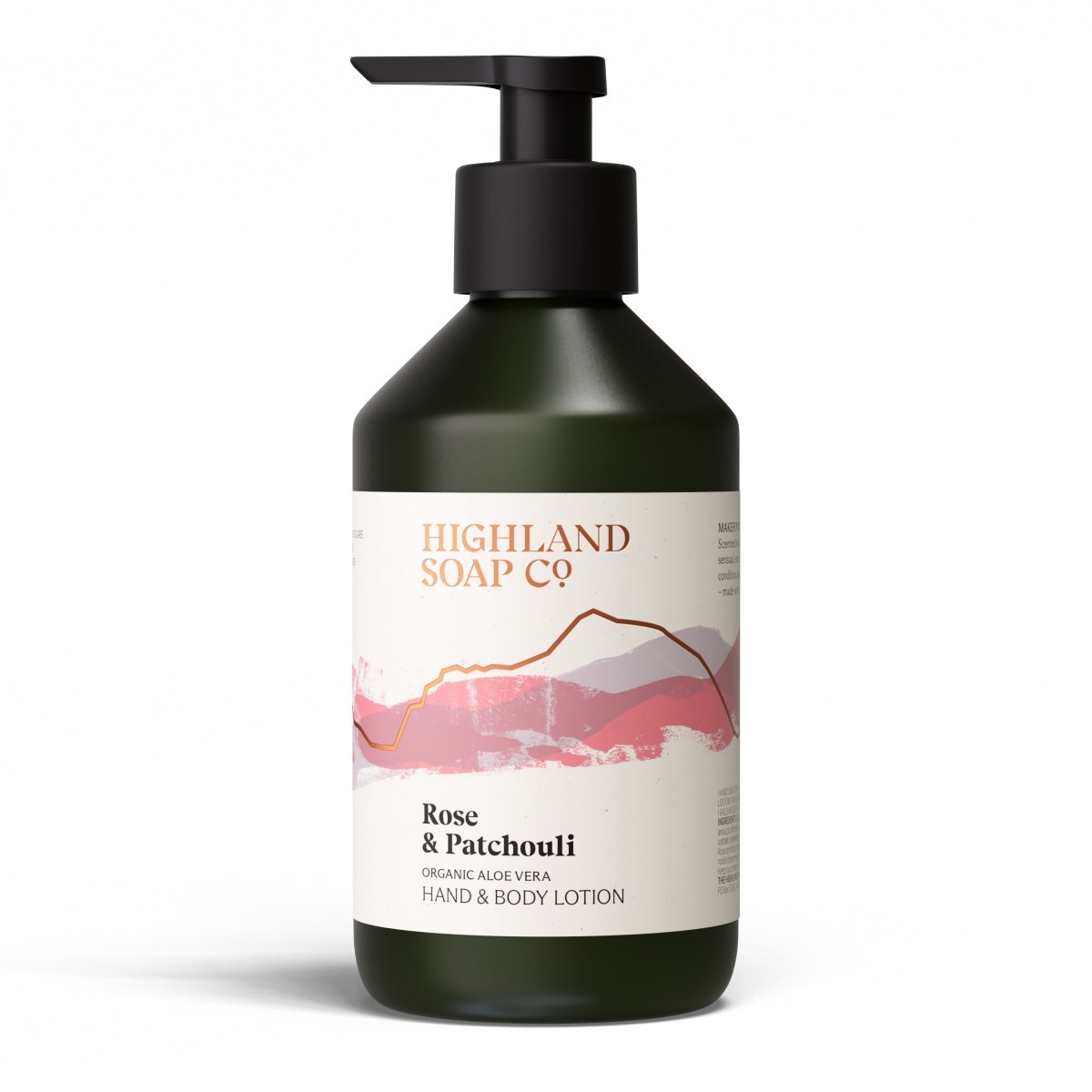 Mood Company - Biologische Hand- & Bodylotion 300ml - Rose & Patchouli - Highland Soap Company - 