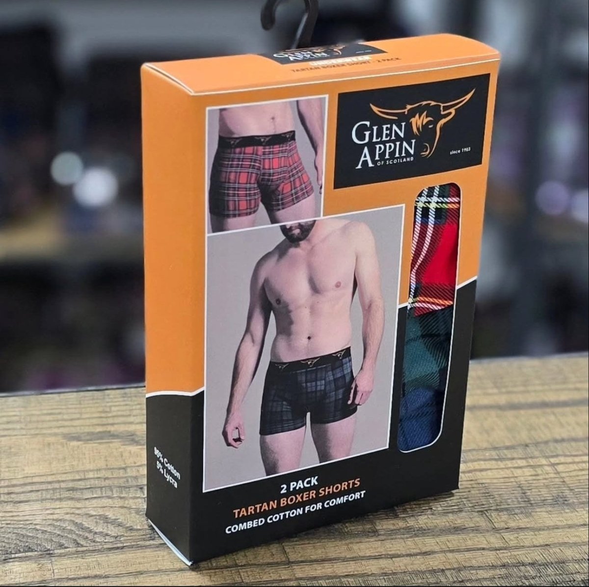 MoodCompanyNL - Boxershort 2 - pack Royal Stewart en Black Watch - Glen Appin of Schotland - 5061035013071