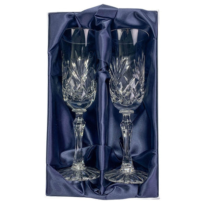 MoodCompanyNL - Champagneglazen Skye 2 stuks - Geschenkverpakking - Loodkristal - Glencairn Crystal Scotland - 5060025555416