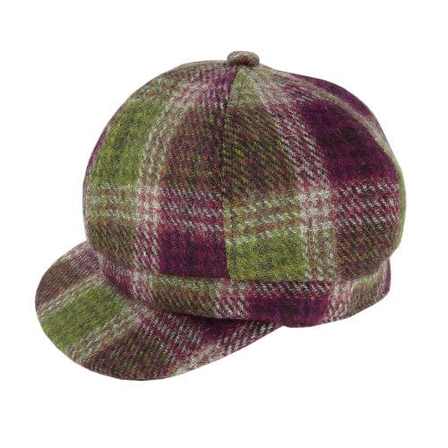 MoodCompanyNL - Dames Cap Heide paars en groen - one size - Harris Tweed - Glen Appin of Scotland (kopie) - 5060959022442