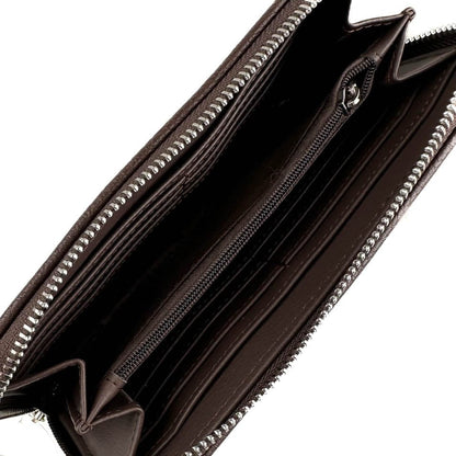 Mood Company - Dames Portemonnee Staffa Groen en Roze (Plum) - Harris Tweed - muntvak met rits - Glen Appin of Scotland - 5060631376238