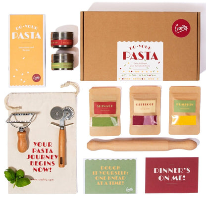 MoodCompanyNL - DIY Pasta Kit - Maak je eigen heerlijke en kleurrijke pasta - Craftly - 4260680270902