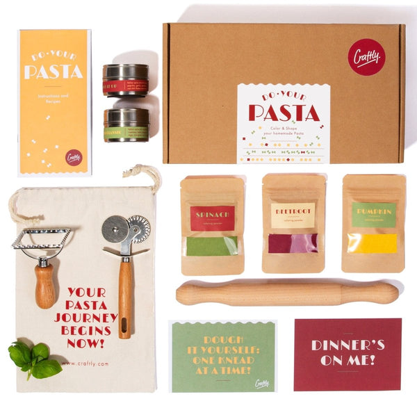 MoodCompanyNL - DIY Pasta Kit - Maak je eigen heerlijke en kleurrijke pasta - Craftly - 4260680270902