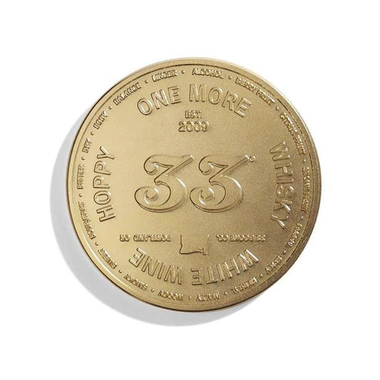 MoodCompanyNL - Drinking Decision Coin - Cadeau voor mannen - 33 Books USA - 689466846355