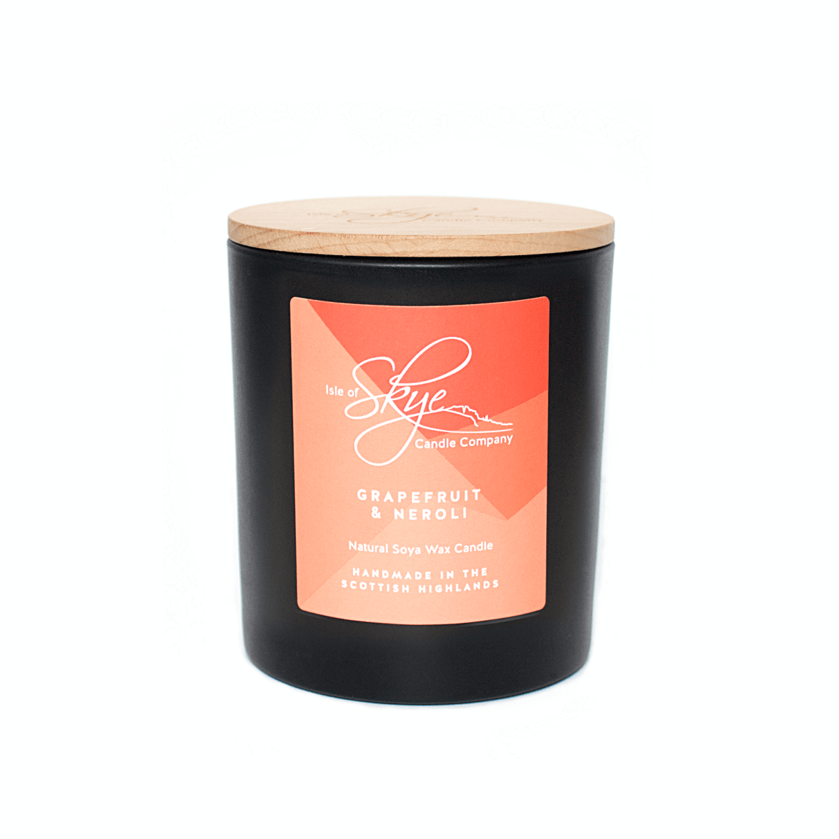 MoodCompanyNL - Geurkaars Grapefruit & Neroli Large - 45 uur - Sojawas - Isle of Skye Candle - 5060346381565